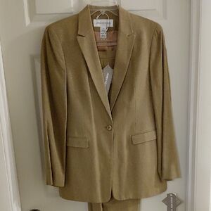 Jones New York Gold Glitter Blazer  Women Size 10